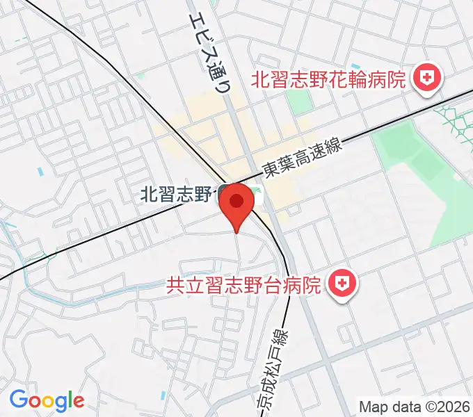 ピアノサロン樂 GAKUの地図