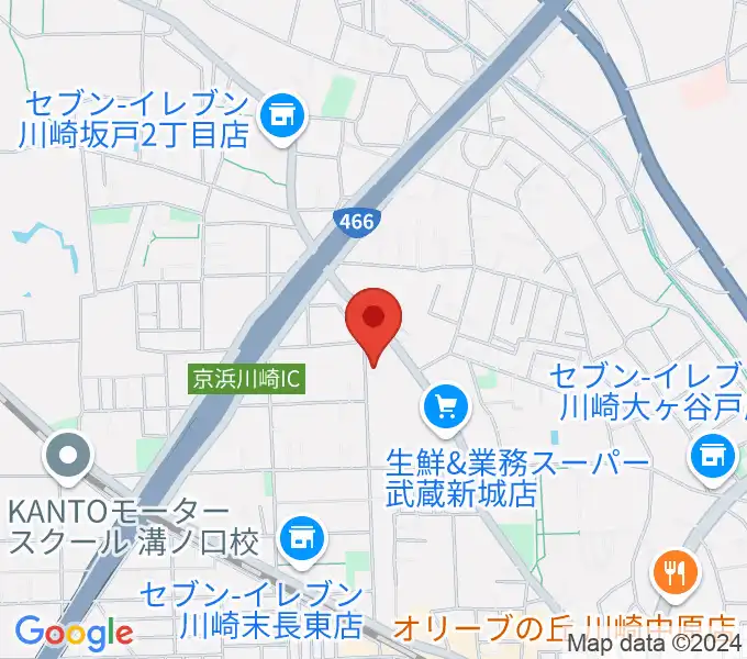 伊藤紀彦ギター教室の地図