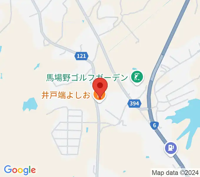 音屋ホールの地図