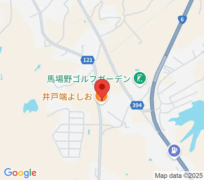 音屋ホールの地図