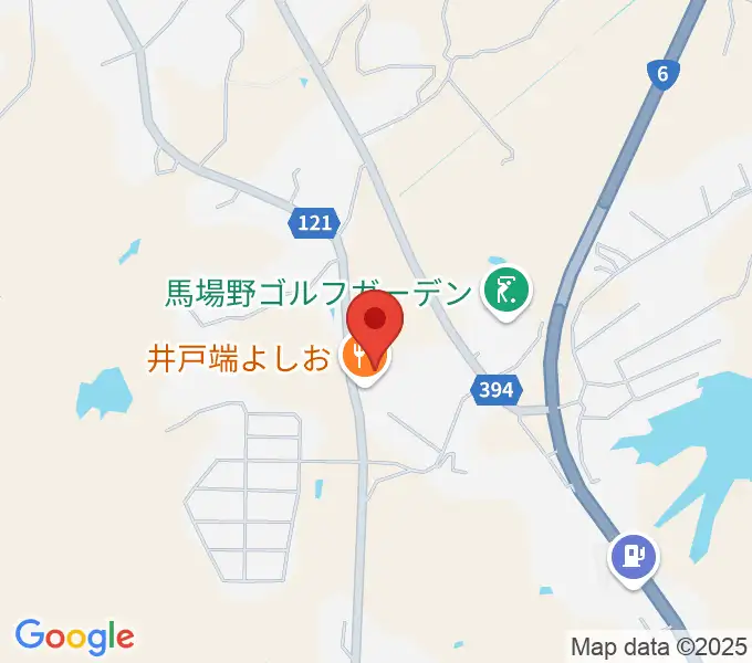 音屋ホールの地図