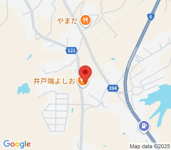 音屋ホールの地図