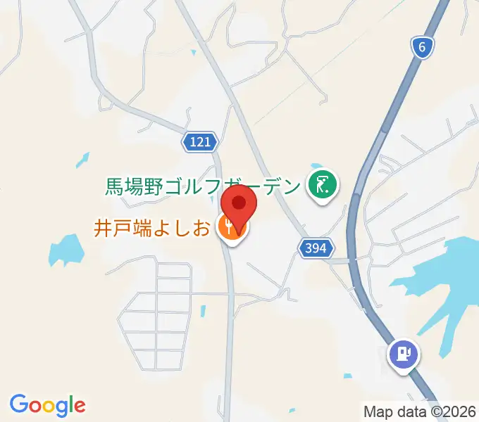 音屋ホールの地図