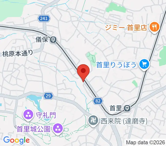 アトリエ・ウインズの地図