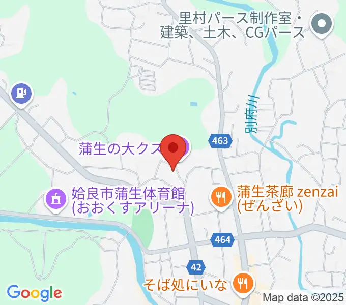 八幡スタジオの地図