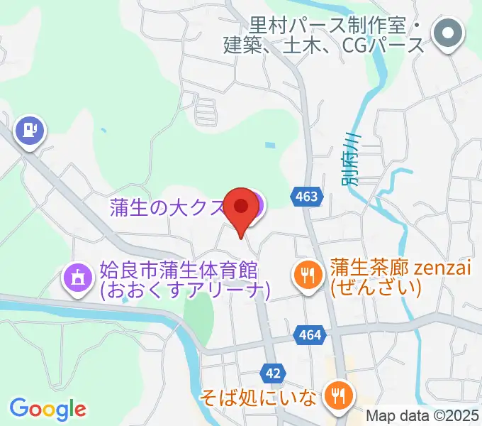 八幡スタジオの地図