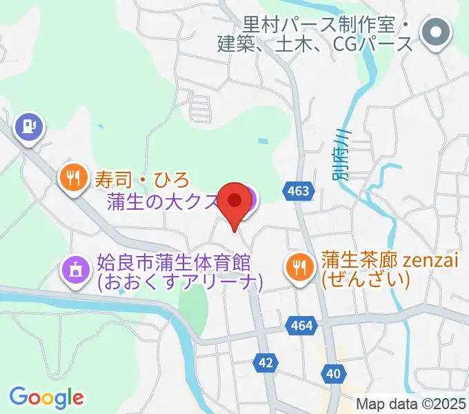 八幡スタジオの地図