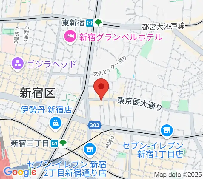 東京音楽院の地図
