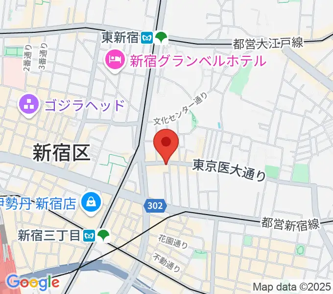 東京音楽院の地図