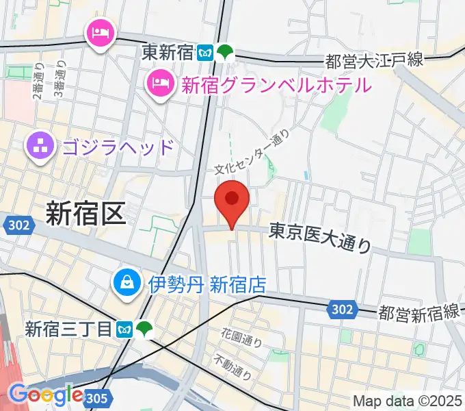 東京音楽院の地図