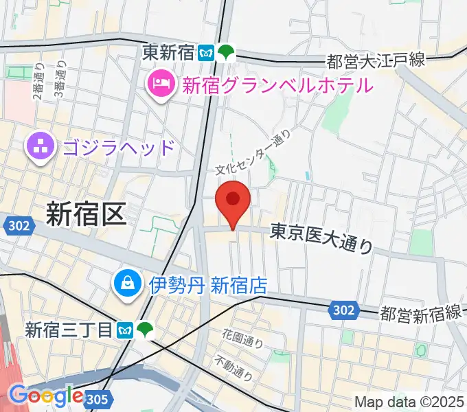 東京音楽院の地図
