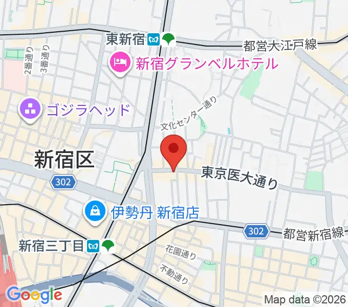 東京音楽院の地図