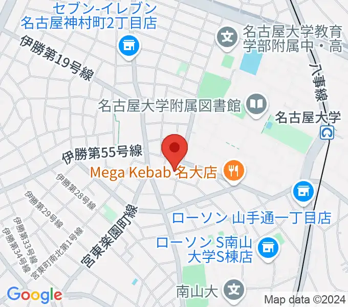 ムジークゾリステンの地図