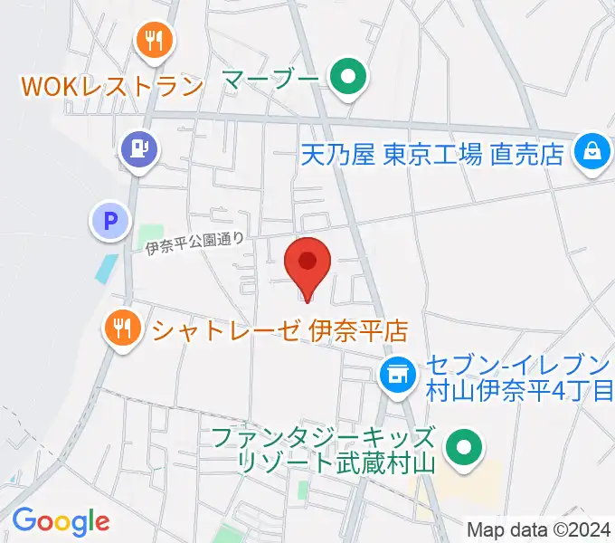 小柳音楽教室の地図