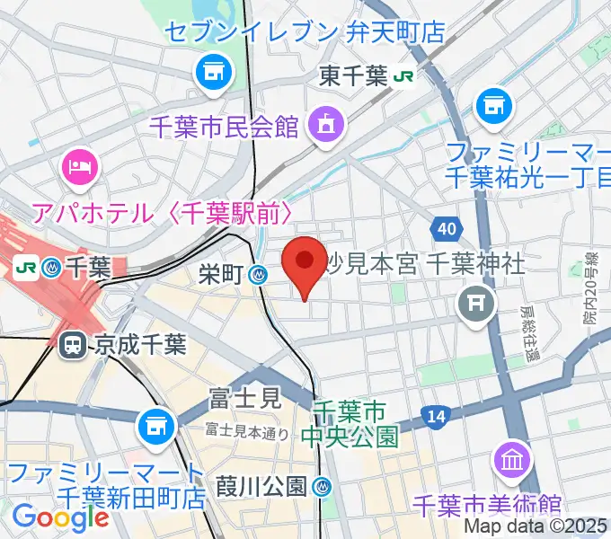 music lounge BAHAMAの地図