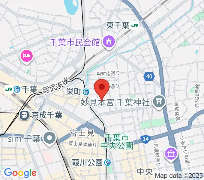 music lounge BAHAMAの地図