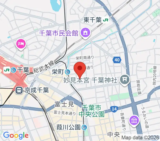 music lounge BAHAMAの地図