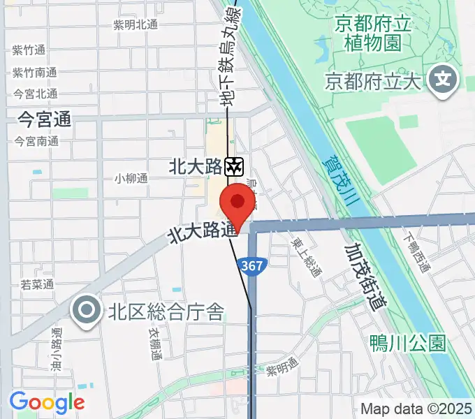 Radio Mix Kyotoの地図