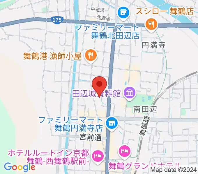 FMまいづるの地図