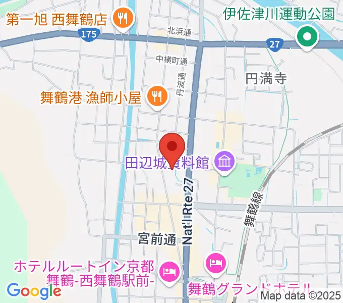 FMまいづるの地図