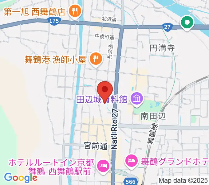 FMまいづるの地図
