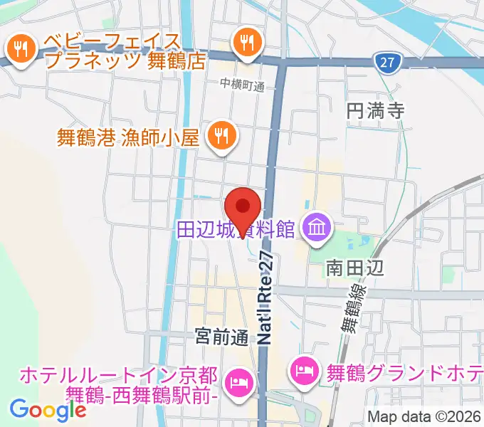 FMまいづるの地図