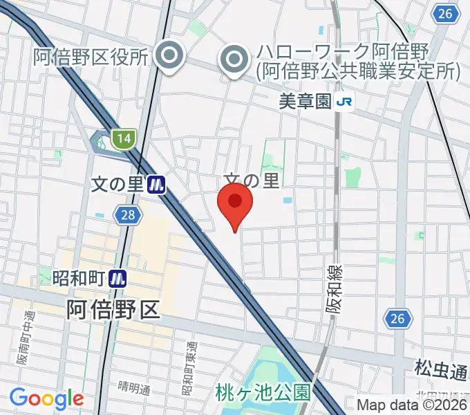 IS STUDIOの地図