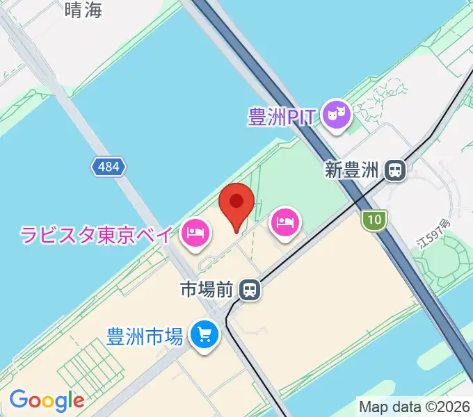IHIステージアラウンド東京の地図