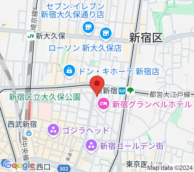 新宿MUSIC BAR CIRCLEの地図