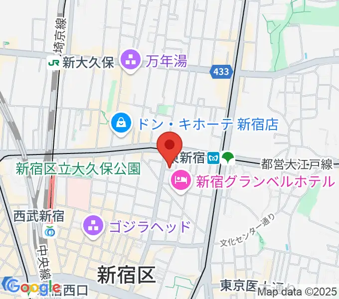 新宿MUSIC BAR CIRCLEの地図