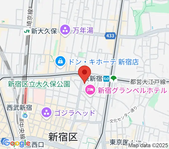 新宿MUSIC BAR CIRCLEの地図