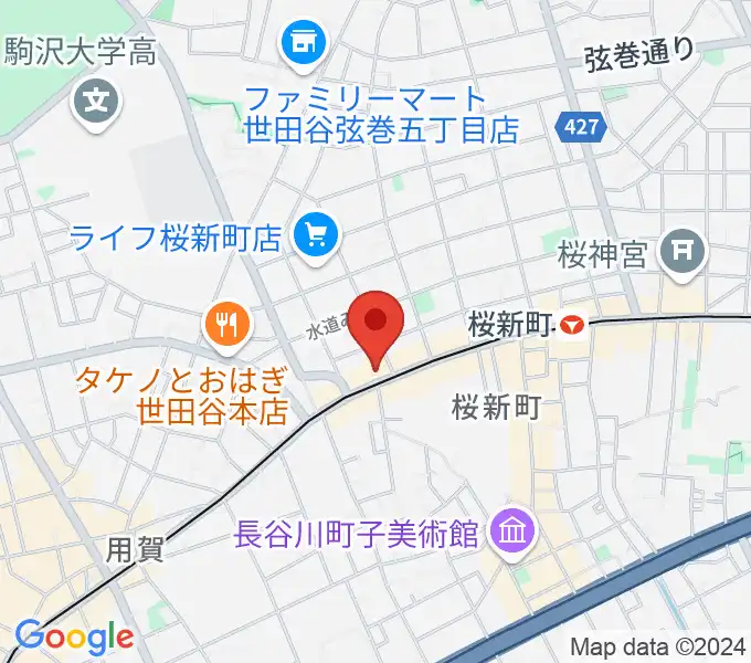 桜新町NEIGHBORの地図