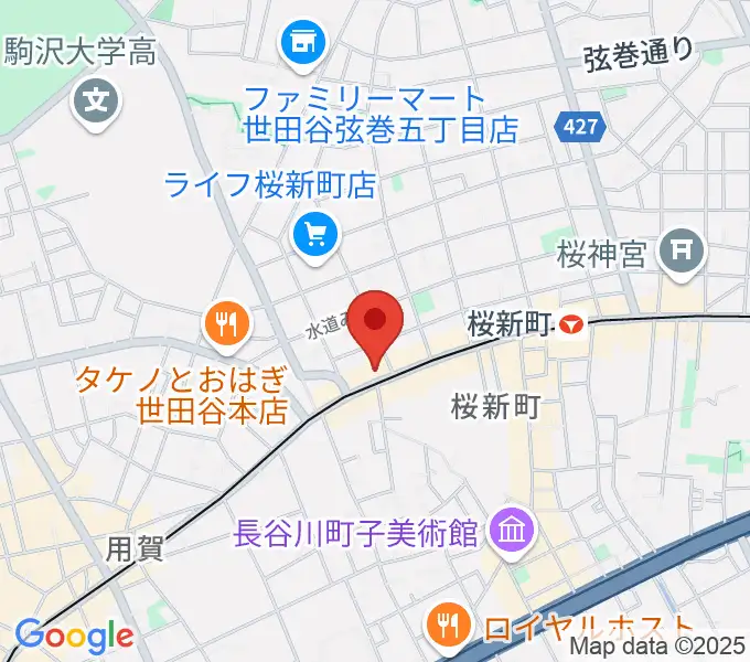 桜新町NEIGHBORの地図