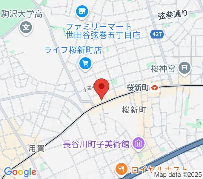 桜新町NEIGHBORの地図