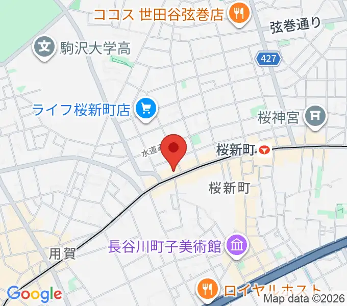 桜新町NEIGHBORの地図