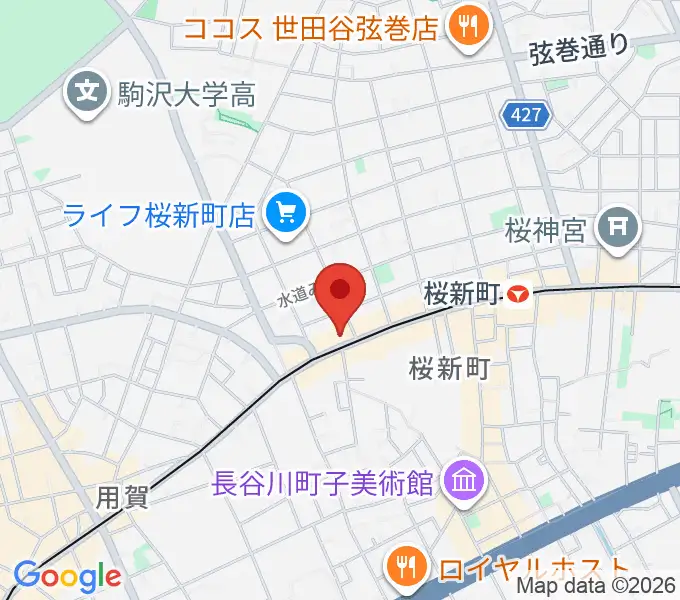 桜新町NEIGHBORの地図