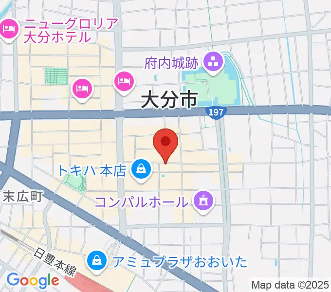 大分to-PLUSの地図