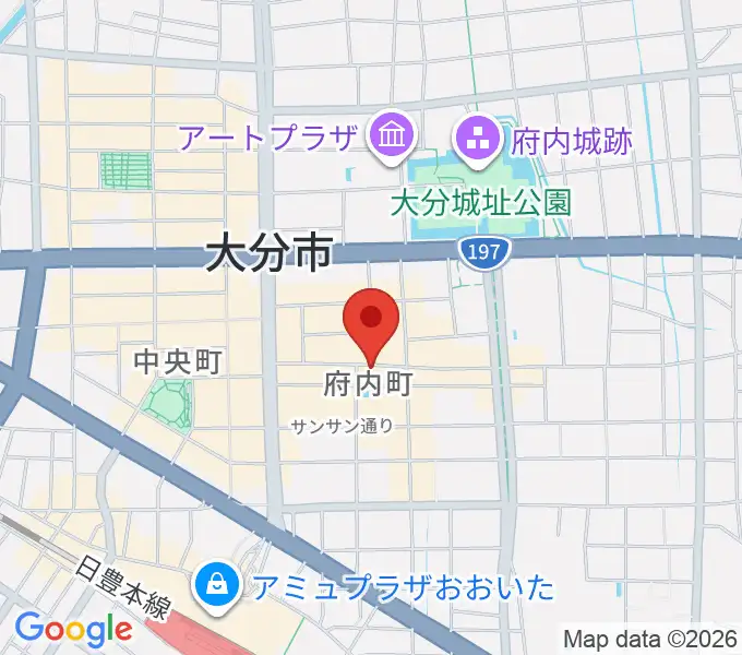 大分to-PLUSの地図