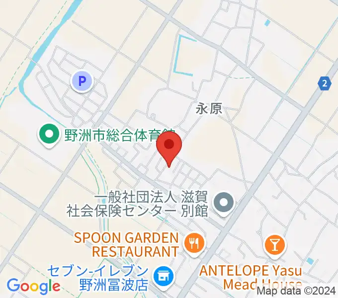 やまぎわ音楽教室の地図