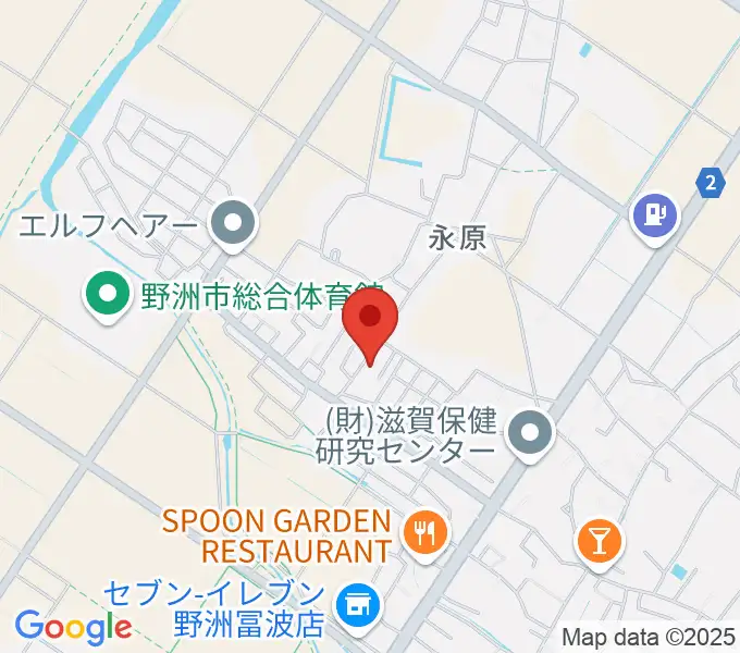 やまぎわ音楽教室の地図