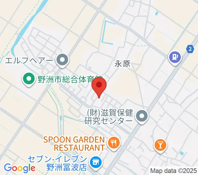 やまぎわ音楽教室の地図