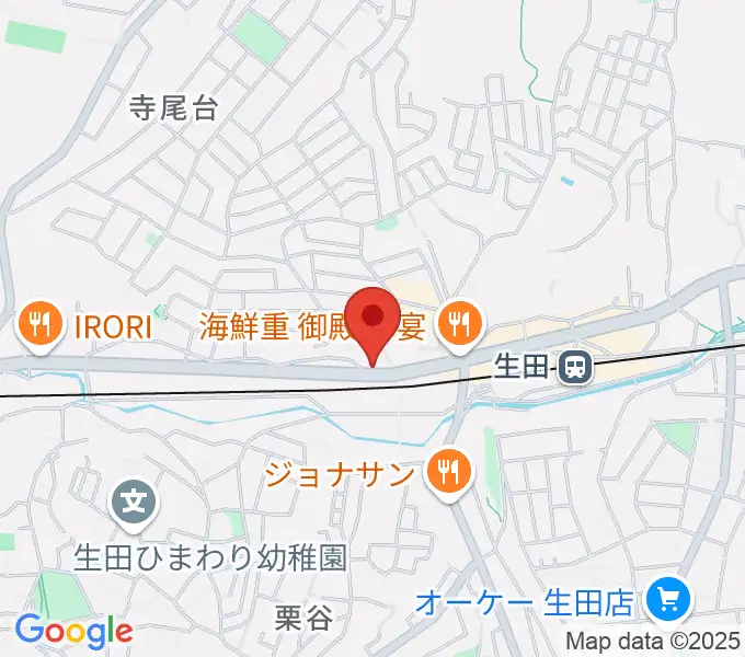 サウンドスタジオ ドーンの地図