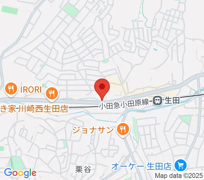 サウンドスタジオ ドーンの地図