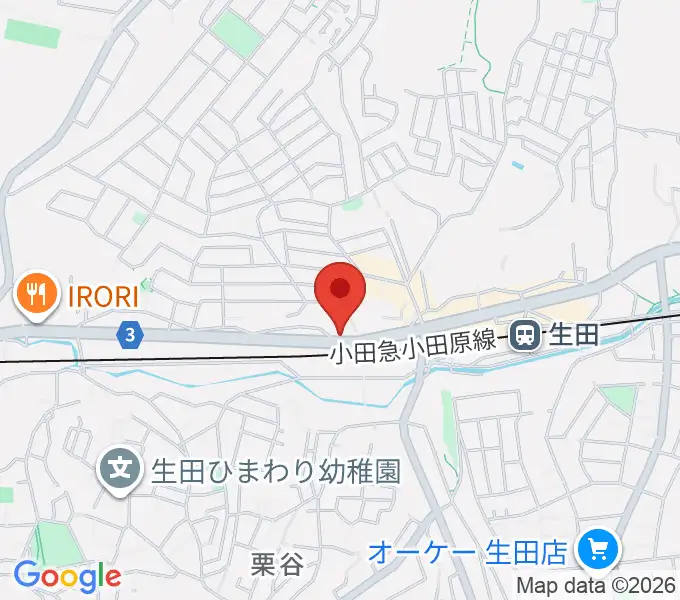 サウンドスタジオ ドーンの地図