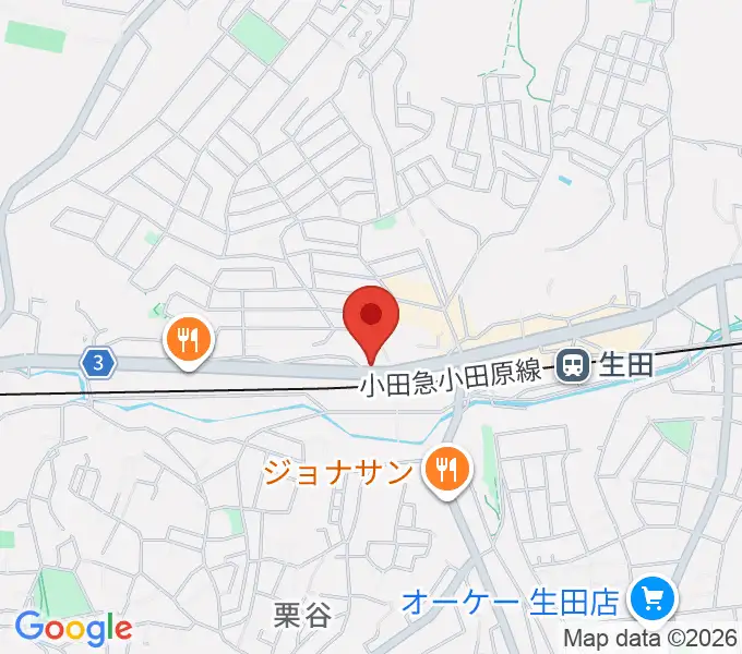 サウンドスタジオ ドーンの地図