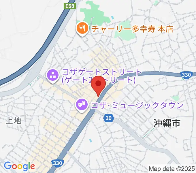 セブンスヘブンコザの地図