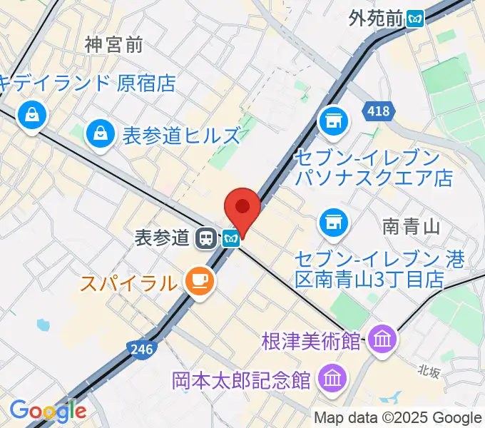WALL&WALLの地図