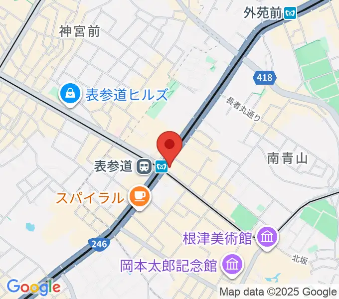 WALL&WALLの地図