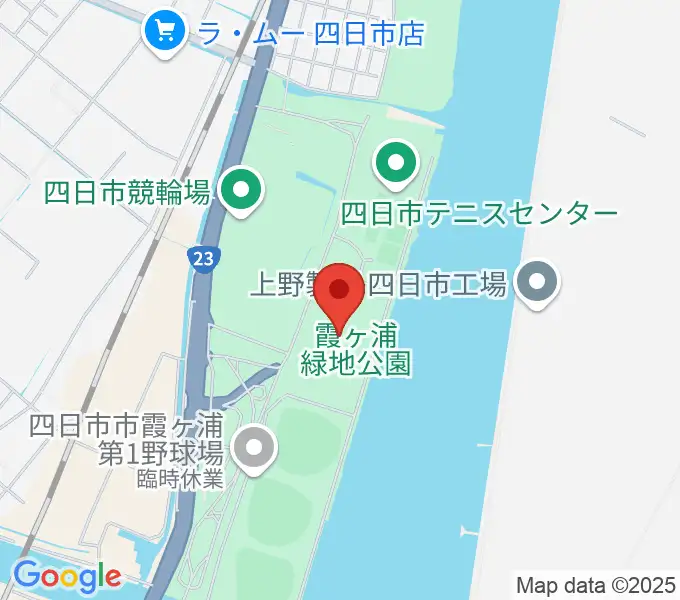 四日市ドームの地図
