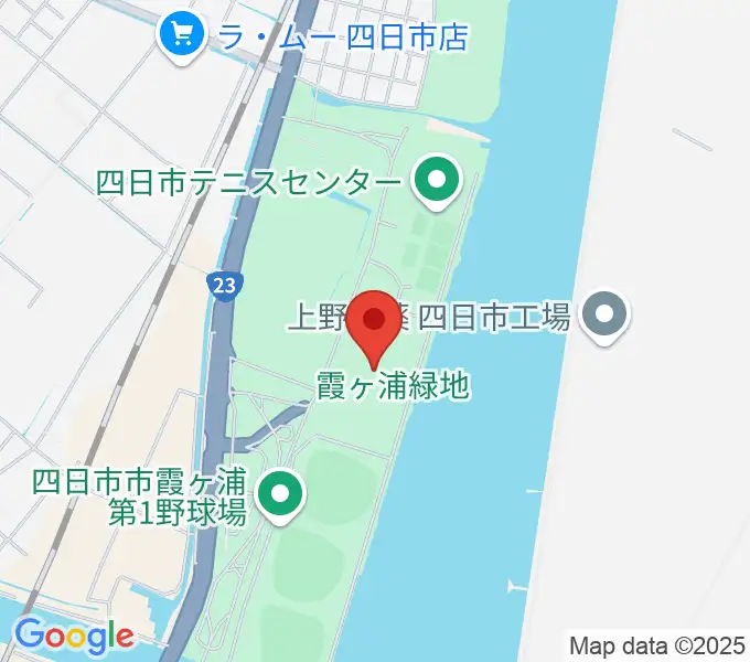 四日市ドームの地図